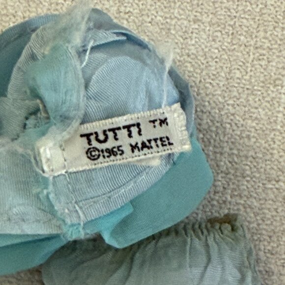 Vintage Mattel Barbie Little Sister Tutti Clothes 2 Outfits - Picture 4 of 9